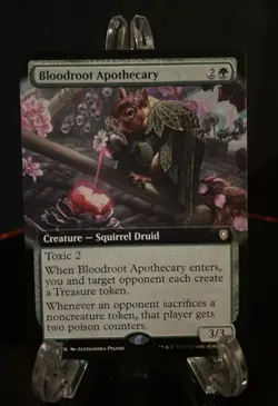 Bloodroot Apothecary - Extended Art - Commander: Bloomburrow - NM-Mint - MTG - Image 1