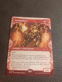 MTG Stormsplitter 0319 RARE SHOWCASE | NM Near Mint | BLB | 2024 - Image 1