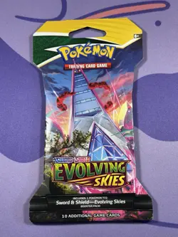 Pokemon TCG Evolving Skies Sealed Sleeved Booster Pack Duraludon Art - Image 1