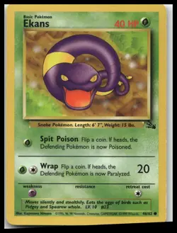Ekans #46/62 Fossil Lightly played Pokemon tcg - Image 1