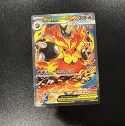 Mega Emboar ex 273/217 SIR Ascended Heroes Pokemon Card NM Full Art - Image 1