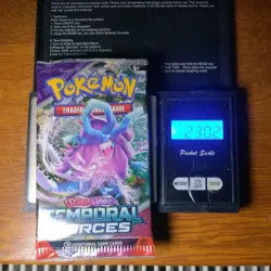 Heavy 23.02g Pokemon Tcg temporal forces Booster Pack Factory Sealed New - Image 1