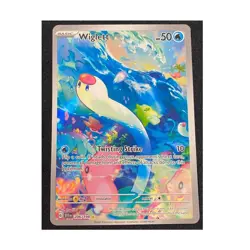 Pokemon Wiglett 206/198 SV01 Scarlet & Violet Full Art Illustration Rare Holo - Image 1