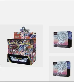 PRE-SALE Pokemon Center Chaos Rising x2 ETBs & Booster Box Lot SHIPS 5/22 - Image 1