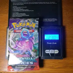 Heavy 23.04g Pokemon Tcg temporal forces Booster Pack Factory Sealed New - Image 1