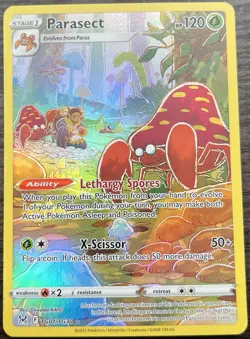 Parasect TG01/TG30 Pokemon TCG Sword & Shield Lost Origin Trainer Gallery MINT - Image 1