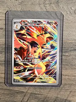 Pokemon TCG Ethan's Typhlosion Destined Rivals Illustration Rare🔥🔥🔥 - Image 1