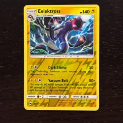 Eelektross 46/147 Pokemon Burning Shadows Sun & Moon Reverse Holo Rare Card NM - Image 1
