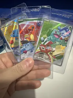 Pokemon First Partner Promo Charmander Squirtle Bulbasaur Kanto MEP 037 038 039 - Image 1