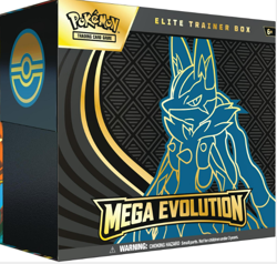 Mega Evolutions ETB Elite Trainer Box Mega Lucario FACTORY SEALED Pokemon TCG - Image 1