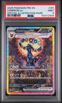 Pokemon TCG Prismatic Evolutions Umbreon ex 161/131 SIR MINT PSA 9 - Image 3