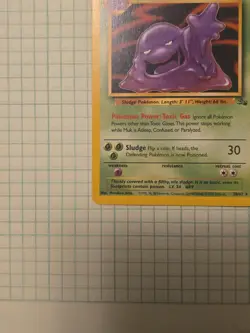 Pokemon TCG 1999 Muk 28/62 Fossil Set Regular Non Holo Vintage NM - Image 2