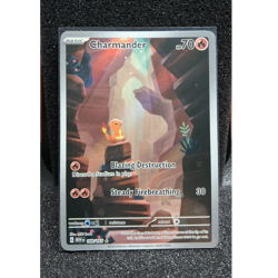 Pokemon Charmander Art Rare Sv2a 151 168/165 Regular 70HP English set - Image 1
