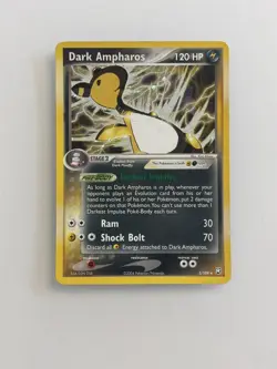 Pokemon TCG ex Team Rocket Returns Dark Ampharos 2/109 NM condition - Image 1