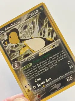 Pokemon TCG ex Team Rocket Returns Dark Ampharos 2/109 NM condition - Image 3
