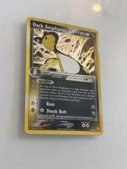 Pokemon TCG ex Team Rocket Returns Dark Ampharos 2/109 NM condition - Image 4