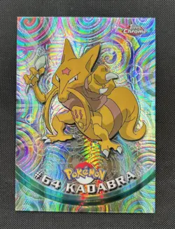 2000 Topps Chrome Pokemon Kadabra Spectra #64 - Mint/NM - Image 1