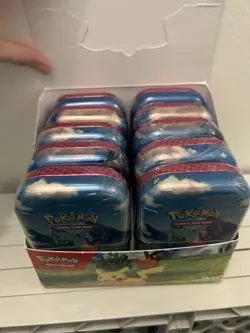 Pokemon TCG Ascended Heroes MINI TIN DISPLAY BOX Factory Sealed 10x Tins - Image 2