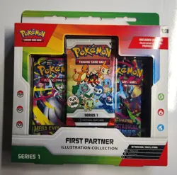 Pokemon First Partner Illustration Collection Series 1 NEW Sealed Box - Image 1