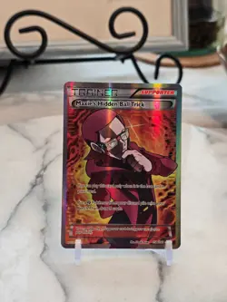 Pokemon TCG Maxie's Hidden Ball Trick (158 Full Art) XY - Primal Clash Holo LP - Image 1