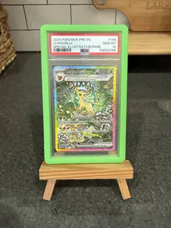 2025 Pokemon PRE EN Leafeon ex SIR #144 PSA 10 New Cert - Image 3