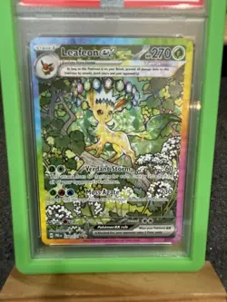 2025 Pokemon PRE EN Leafeon ex SIR #144 PSA 10 New Cert - Image 5