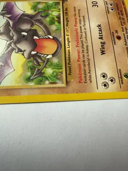 Pokemon TCG Aerodactyl Fossil 16/62 Regular Rare - Image 5