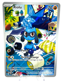 Riolu 215/198 - SV Base Set - Illustration Rare - Pokemon - NM - Image 1