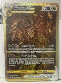 Pokemon Giratina VSTAR Secret Rare Full Art Holo GG69/GG70 Crown Zenith HP 280 - Image 1