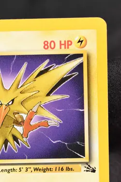 Zapdos 30/62 NM / LP+ Fossil Regular Rare Unlimited Pokemon TCG - Image 3