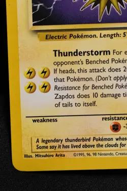 Zapdos 30/62 NM / LP+ Fossil Regular Rare Unlimited Pokemon TCG - Image 5
