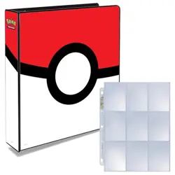 Pokemon Ultra Pro Pokemon POKEBALL 3-RING D-RING BINDER w/ 25 pages BRAND NEW!! - Image 1