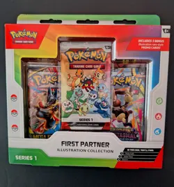 Pokemon TCG First Partner Illustration Collection Series 1 New Sealed - Image 1