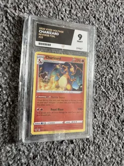 ACE 9 - 2020 Charizard Pokemon Vivid Voltage #25 Reverse Holo - Image 1