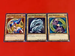 Blue-Eyes White Dragon SDK Art + Dark Magician + Dark Magician Girl | YuGiOh! - Image 1