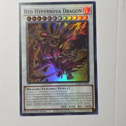 Blazing Dominion Yugioh #BLZD-EN038 Red Hypernova Dragon - Image 1