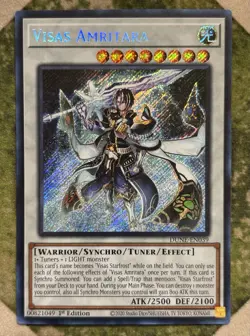 YuGiOh VISAS AMRITARA Secret Rare DUNE-EN039 - Image 2