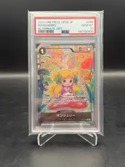 Mansherry OP05-088 ALTERNATE ART 2023 One Piece JPN PSA 10 - Image 1
