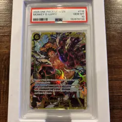 2025 One Piece Royal Blood OP10 Monkey.D.Luffy Secret Rare #OP10-118 PSA 10 - Image 1
