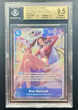 2025 ONE PIECE #051 SEVEN WARLORDS OF THE SEA PROMO ALT ART BOA HANCOCK BGS 9.5 - Image 1