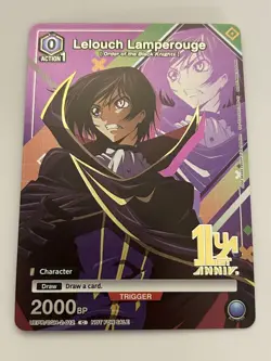 Lelouch Lamperouge Promo Foil - UEPR/CGH-2-012 Union Arena - Image 1