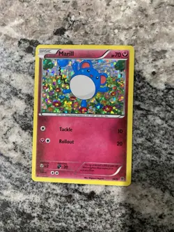 Pokemon Marill 010/012 McDonald's 2015 Promo Holo Basic 70 HP English Card - Image 1