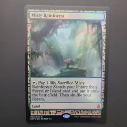 Foil Misty Rainforest Zendikar Expeditions MtG Magic NM Near Mint Land - Image 1