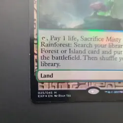 Foil Misty Rainforest Zendikar Expeditions MtG Magic NM Near Mint Land - Image 4