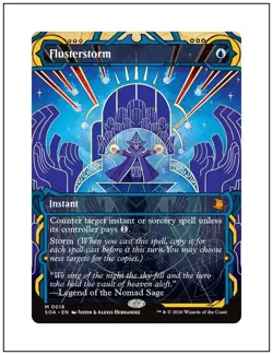 1x Flusterstorm, Secrets of Strixhaven Mystical Archive, Magic MTG NM - Image 1
