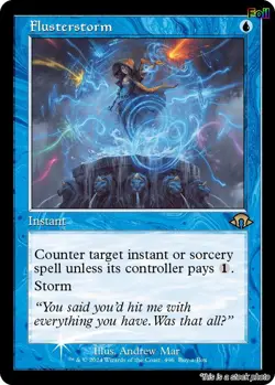Flusterstorm (Retro Frame) [BABP - 496] - NM [Foil] TCG MTG - Image 1