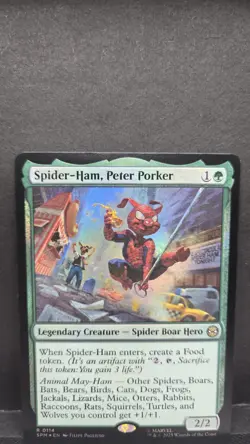 Spider-Ham, Peter Porker - FOIL - Marvel's Spider-Man - MTG - Image 1