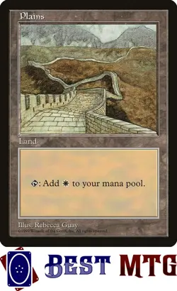 Magic The Gathering MTG Plains (1998) 14 NM Asia Pacific Land Program - Image 1