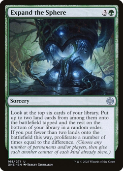 FOIL Expand the Sphere (168) Phyrexia: All Will Be One ONE MTG Magic - Image 1