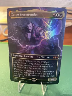 2025 Zurgo Stormrender - Foil - Borderless TDC Tarkir: Dragonstorm - Image 3